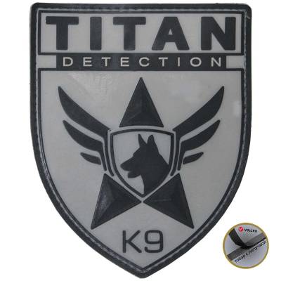 Нашивка ( шеврон патч patch ) тактическая TITAN DETECTION 3D PVC недорого