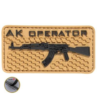 Нашивка ( шеврон патч patch ) тактическая АК OPERATOR 3D PVC ( пластизоль ) недорого