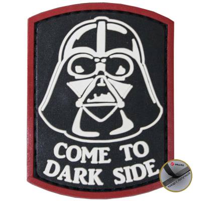 Нашивка ( шеврон патч patch ) тактическая COME TO DARK SIDE STAR WARS 3D PVC недорого