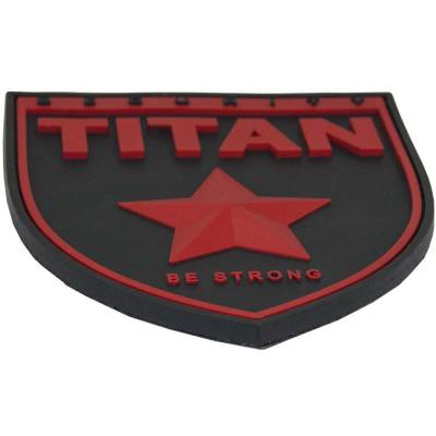 Нашивка ( шеврон патч patch ) тактическая TITAN SECURITY be strong 3D PVC недорого