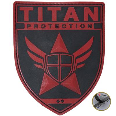 Нашивка ( шеврон патч patch ) тактическая TITAN PROTECTION 3D PVC в военторге