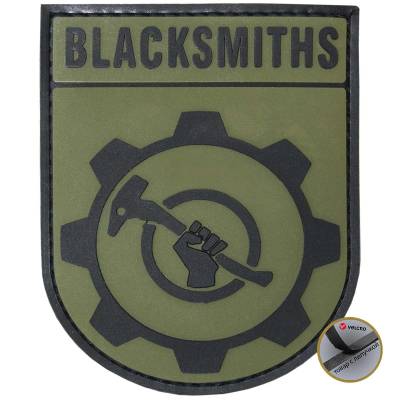 Нашивка ( шеврон патч patch ) тактическая BLACKSMITHS 3D PVC ( пластизоль ) дешево