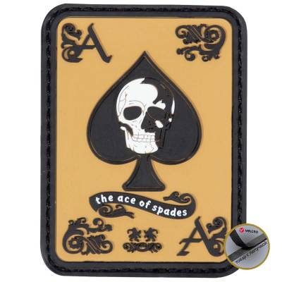 Нашивка ( шеврон патч patch ) тактическая THE ACE OF SPADES 3D PVC в Москве