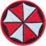 Нашивка ( шеврон патч patch ) тактическая UMBRELLA вышитая на липучке D-6 черная в Москве