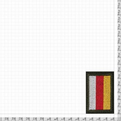 Нашивка ( шеврон ) на рукав Флаг Северной Осетии 6х4 вышитая на липучке, цвет оливковая Нашивка ( шеврон ) на рукав Флаг Северной Осетии 6х4 вышитая на липучке, цвет оливковая в военторге
