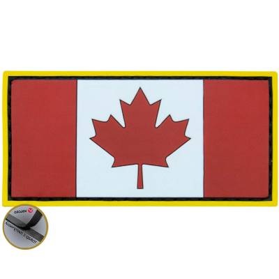 Нашивка ( шеврон патч patch ) тактическая Флаг CANADA ( КАНАДА ) 3D PVC ( пластизоль ) недорого