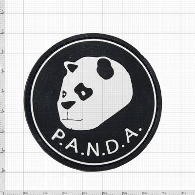 Нашивка ( шеврон патч patch ) тактическая P.A.N.D.A ПАНДА 3D PVC ( пластизоль ) недорого