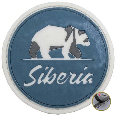 Нашивка ( шеврон патч patch ) тактическая SIBERIA ( Сибирь ) BEAR ( МЕДВЕДЬ ) 3D PVC в военторге