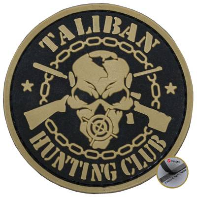 Нашивка ( шеврон патч patch ) тактическая TALIBAN HUNTING CLUB 3D PVC в Москве