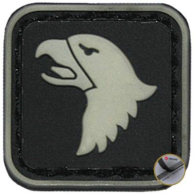 Нашивка ( шеврон патч patch ) тактическая Eagle ( орел ) 3D PVC липучка флуоресцентная в Москве