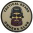 Нашивка ( шеврон патч patch ) тактическая TACTICAL BEARD OWNERS CLUB ( TBOC ) 3D PVC в Москве