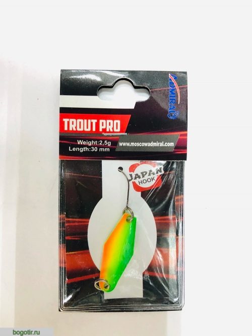 Блесна ADMIRAL TROUT PRO 2,5g-30mm. (Арт. RS22528)