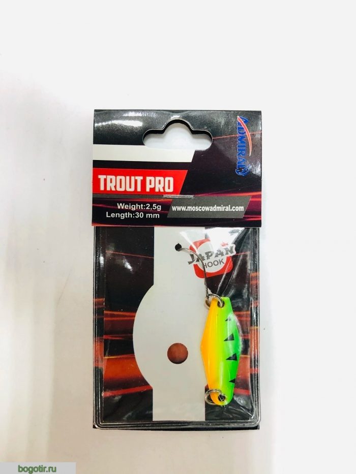 Блесна ADMIRAL TROUT PRO 2,5g-30mm. (Арт. RS22540)