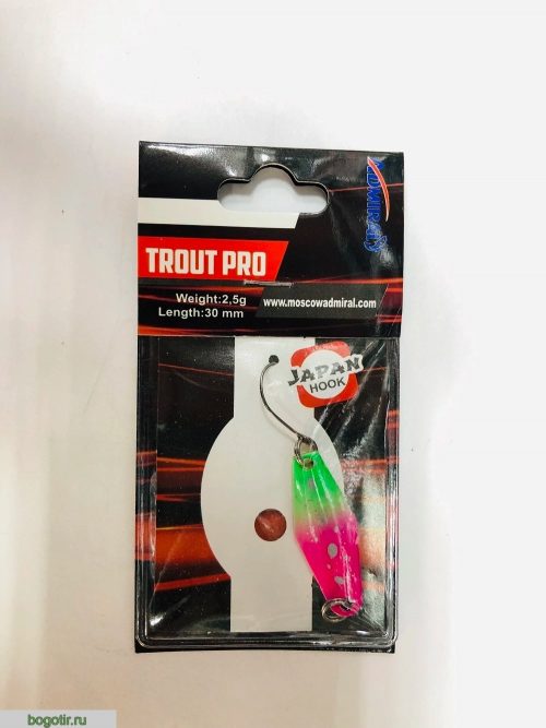 Блесна ADMIRAL TROUT PRO 2,5g-30mm. (Арт. RS22541)