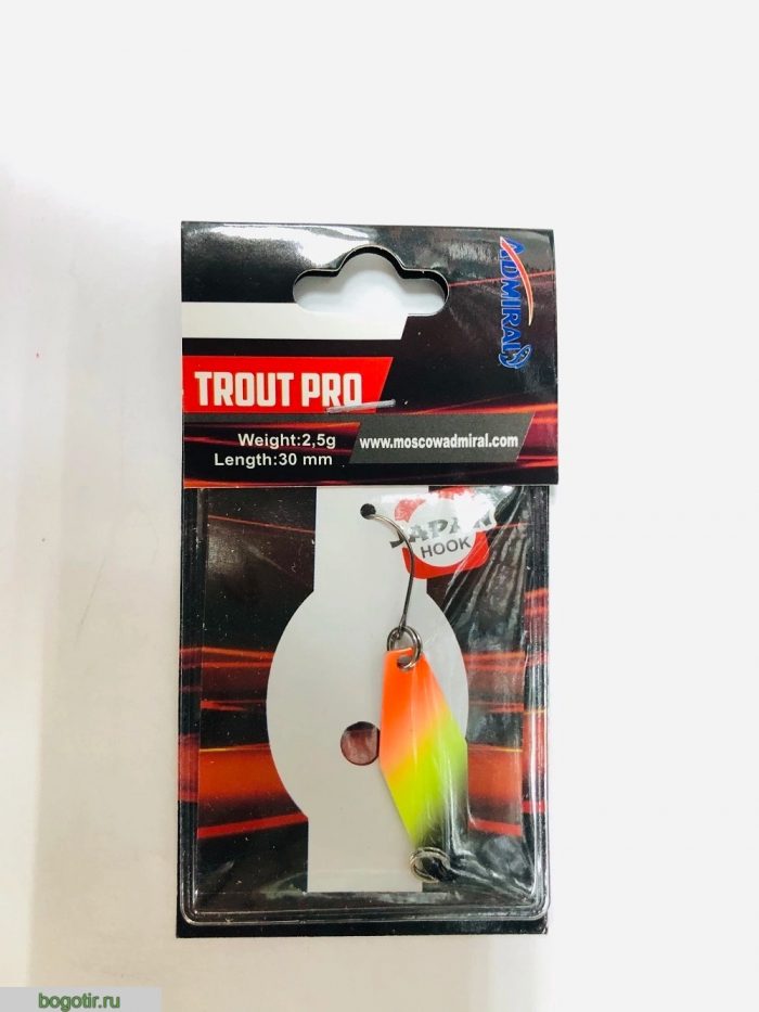 Блесна ADMIRAL TROUT PRO 2,5g-30mm. (Арт. RS22542)