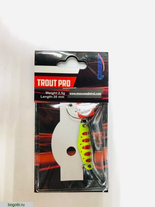 Блесна ADMIRAL TROUT PRO 2,5g-30mm. (Арт. RS22543)