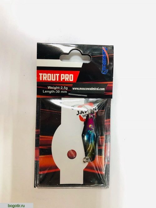 Блесна ADMIRAL TROUT PRO 2,5g-30mm. (Арт. RS22544)