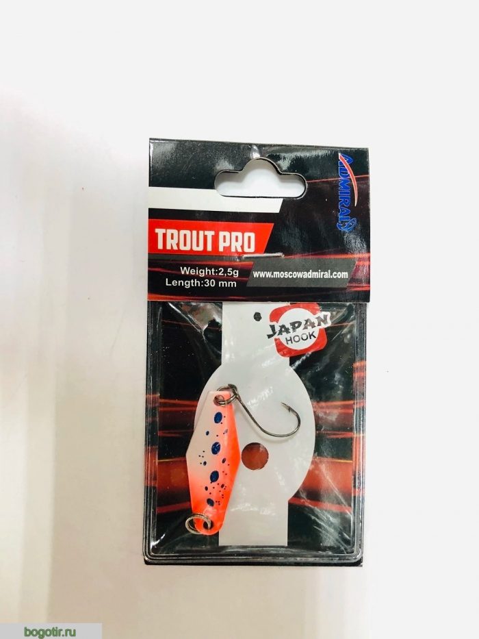 Блесна ADMIRAL TROUT PRO 2,5g-30mm. (Арт. RS22547)