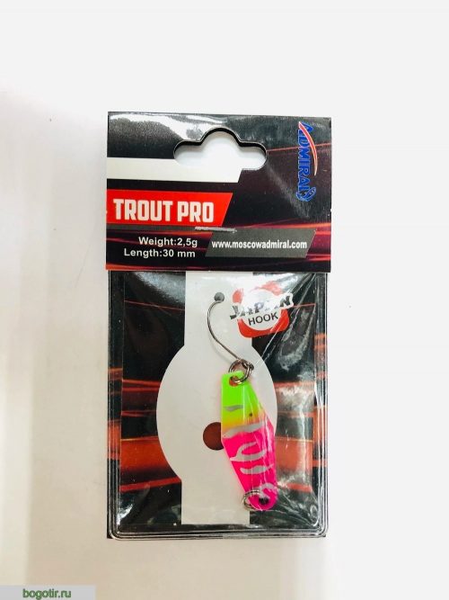 Блесна ADMIRAL TROUT PRO 2,5g-30mm. (Арт. RS22550)