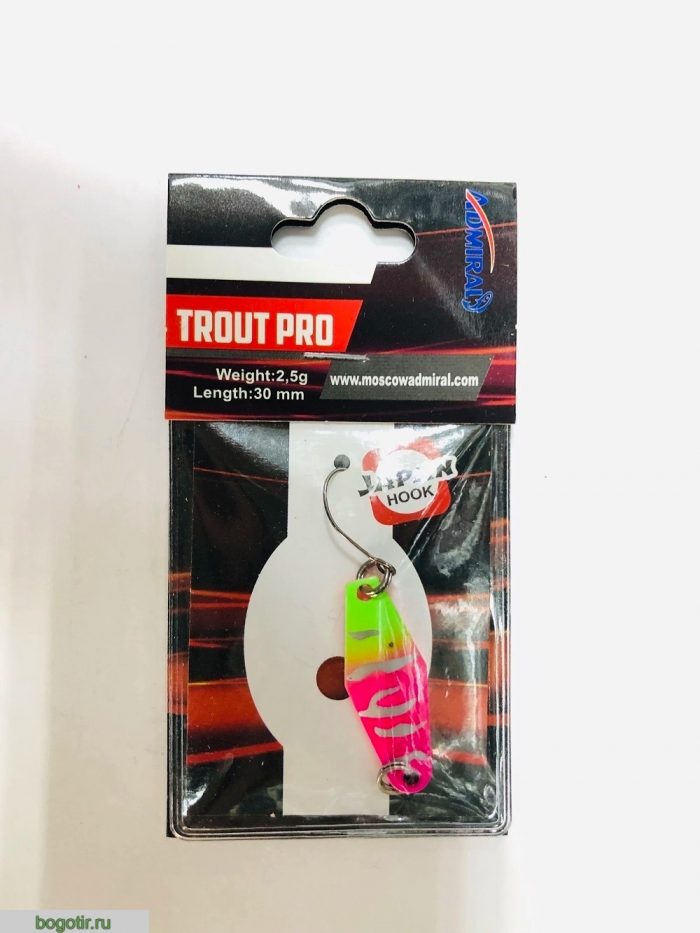 Блесна ADMIRAL TROUT PRO 2,5g-30mm. (Арт. RS22550)