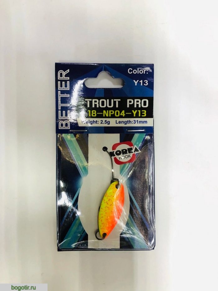 Блесна BETTER trout pro 2.5g-31mm.K (Арт. RS23783)