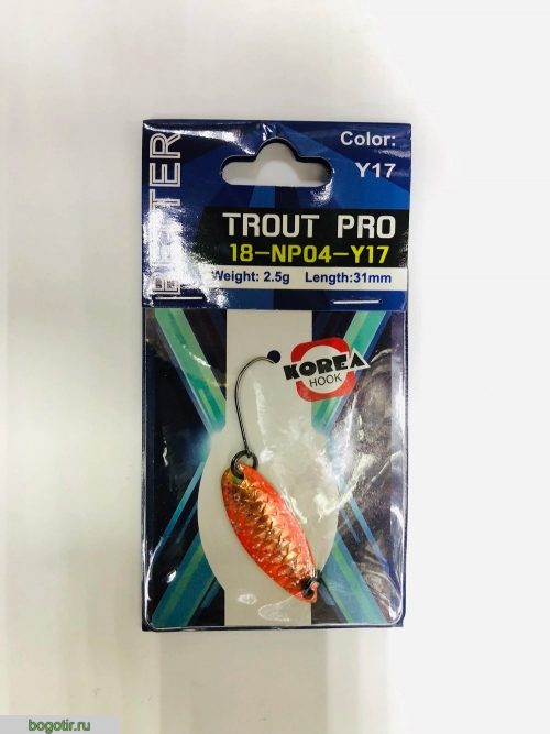 Блесна BETTER trout pro 2.5g-31mm.K (Арт. RS23784)