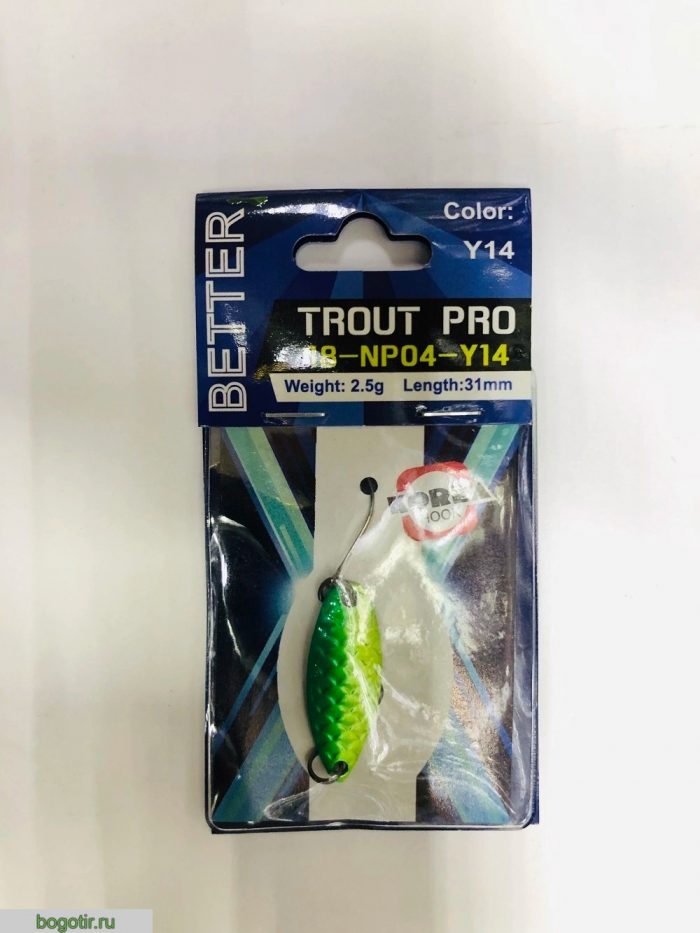 Блесна BETTER trout pro 2.5g-31mm.K (Арт. RS23785)