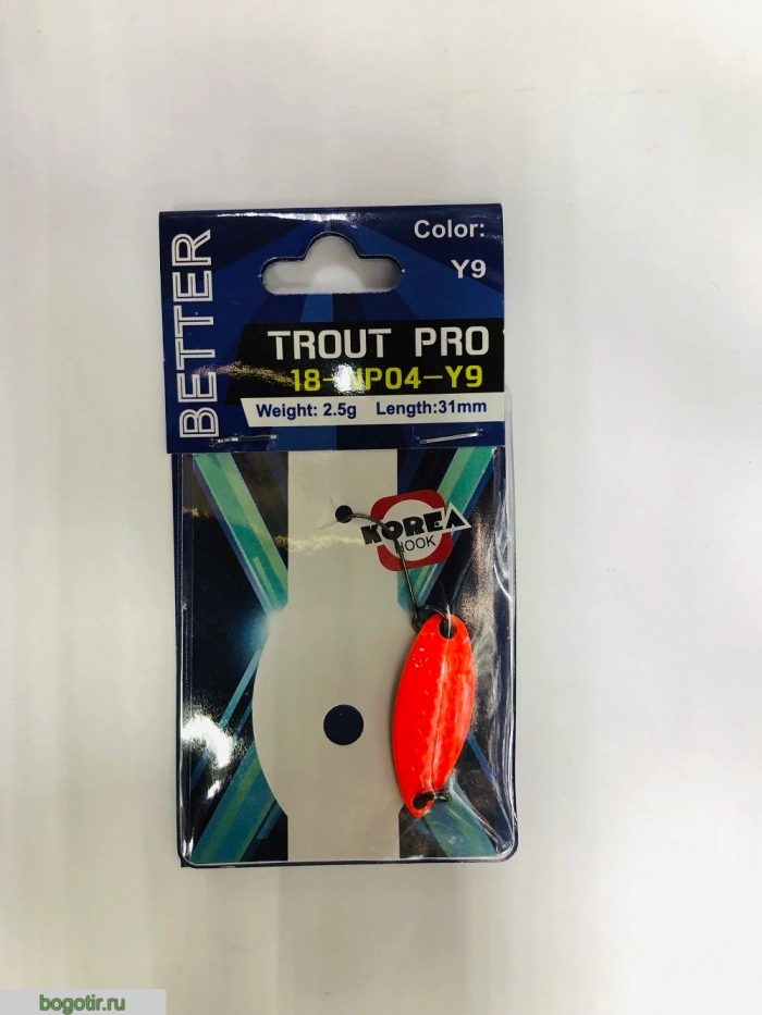 Блесна BETTER trout pro 2.5g-31mm.K (Арт. RS23791)