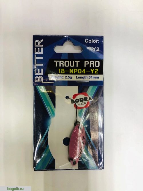 Блесна BETTER trout pro 2.5g-31mm.K (Арт. RS23793)