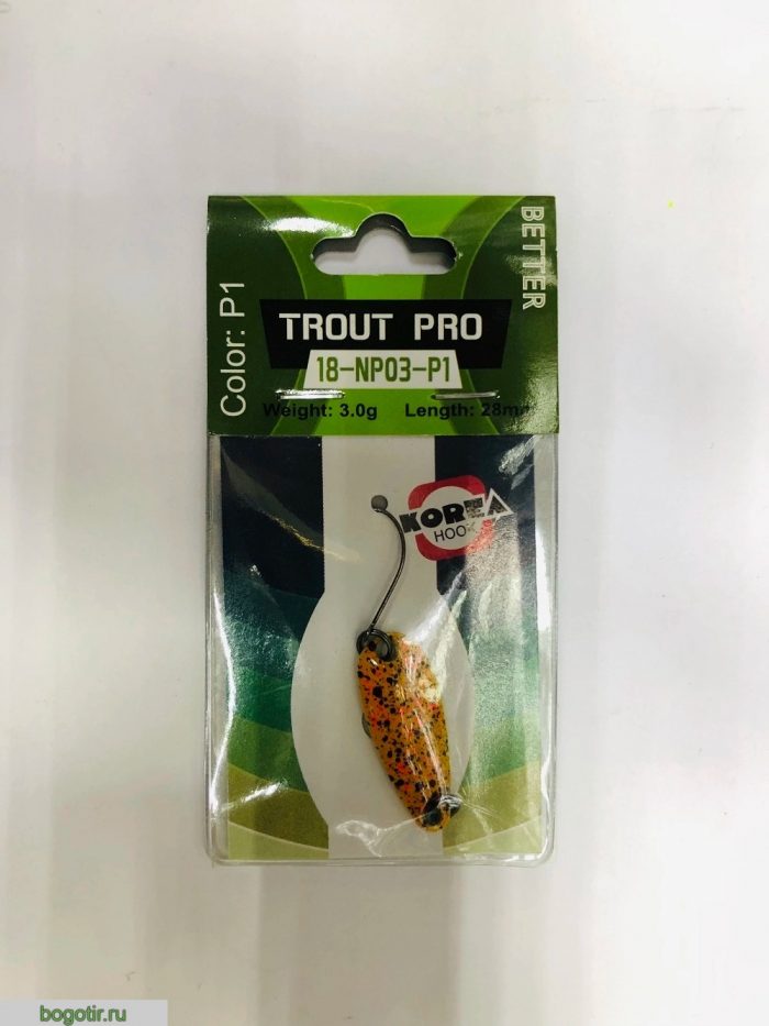 Блесна BETTER trout pro 3.0g-28mm.K (Арт. RS23774)