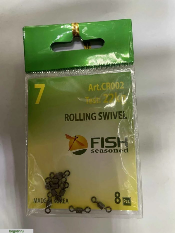 Вертлюжок FISH seasoned 22kg (минимальный заказ 10 штук одного размера).AA (Арт. RS26835)