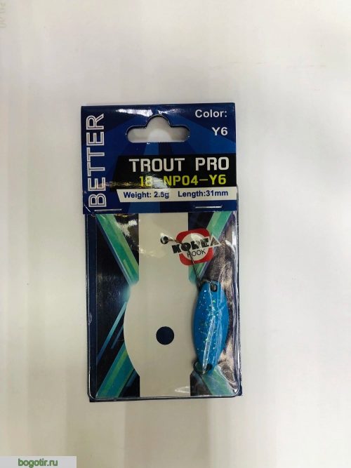 Блесна BETTER trout pro 2.5g-31mm.K (Арт. RS23797)