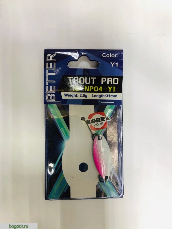 Блесна BETTER trout pro 2.5g-31mm.K (Арт. RS23799)