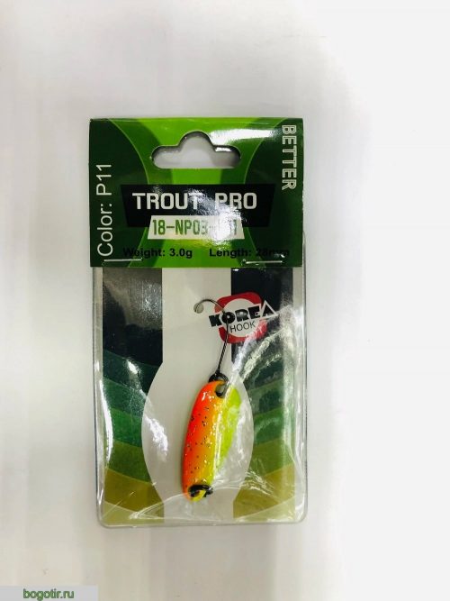 Блесна BETTER trout pro 3.0g-28mm.K (Арт. RS23771)