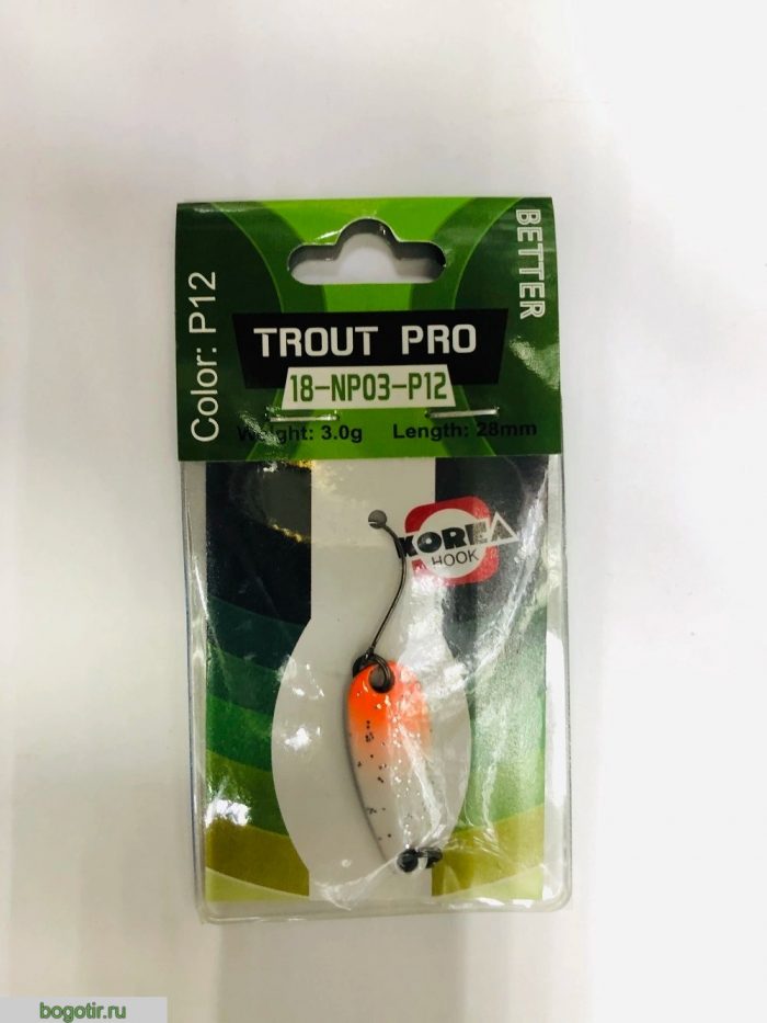 Блесна BETTER trout pro 3.0g-28mm.K (Арт. RS23772)