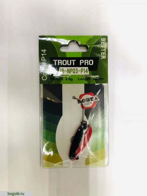 Блесна BETTER trout pro 3.0g-28mm.K (Арт. RS23776)