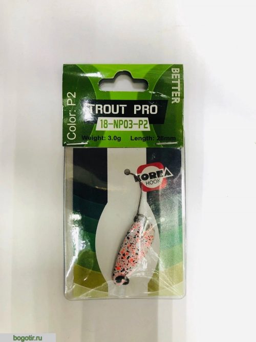 Блесна BETTER trout pro 3.0g-28mm.K (Арт. RS23777)