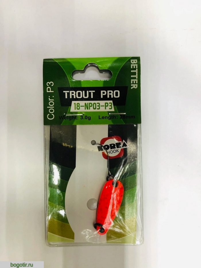 Блесна BETTER trout pro 3.0g-28mm.K (Арт. RS23779)