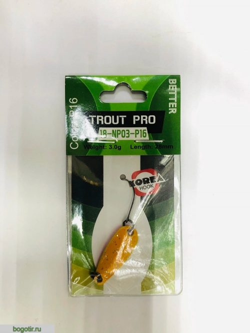 Блесна BETTER trout pro 3.0g-28mm.K (Арт. RS23780)