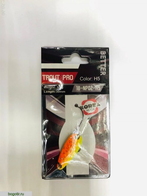 Блесна BETTER trout pro 3.8g-30mm.K (Арт. RS23802)