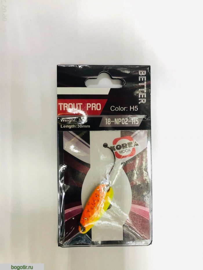 Блесна BETTER trout pro 3.8g-30mm.K (Арт. RS23802)