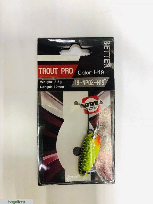 Блесна BETTER trout pro 3.8g-30mm.K (Арт. RS23803)