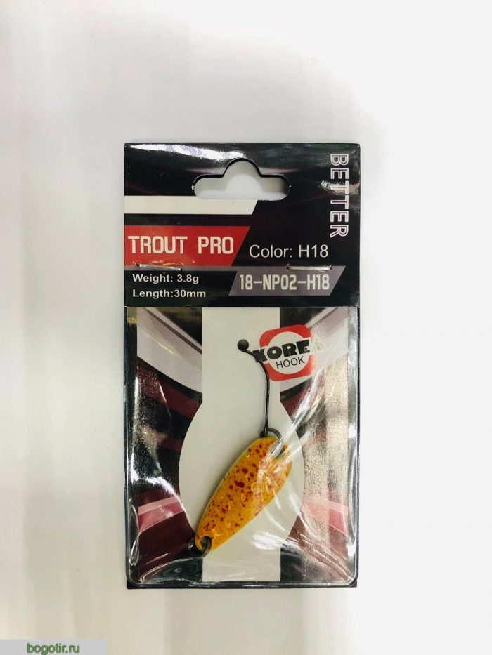 Блесна BETTER trout pro 3.8g-30mm.K (Арт. RS23804)