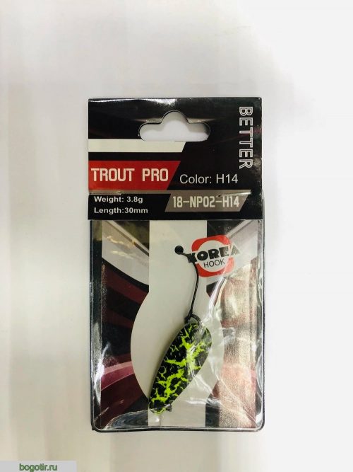 Блесна BETTER trout pro 3.8g-30mm.K (Арт. RS23805)