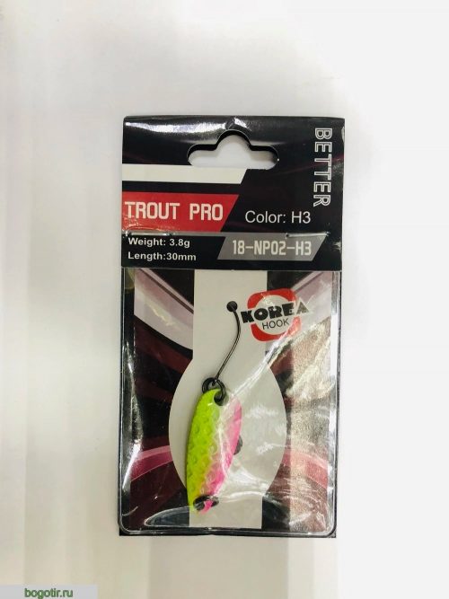 Блесна BETTER trout pro 3.8g-30mm.K (Арт. RS23806)