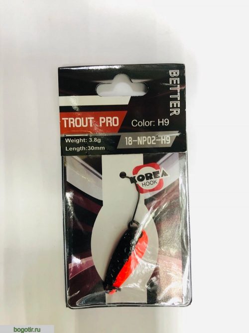 Блесна BETTER trout pro 3.8g-30mm.K (Арт. RS23807)