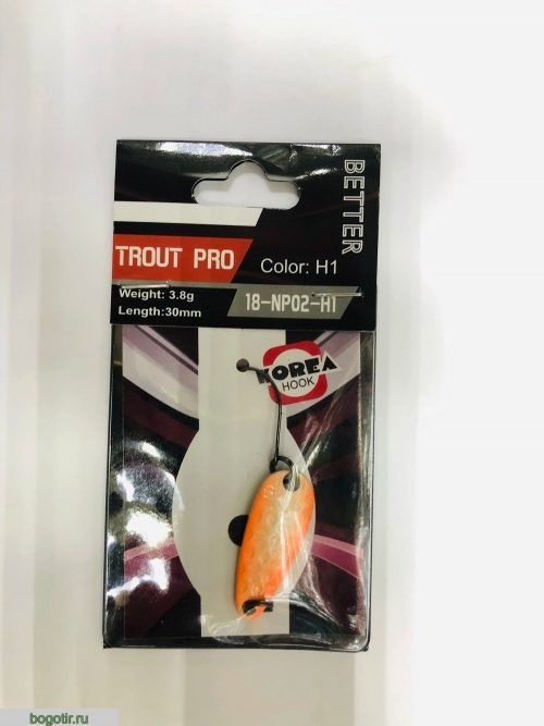 Блесна BETTER trout pro 3.8g-30mm.K (Арт. RS23808)