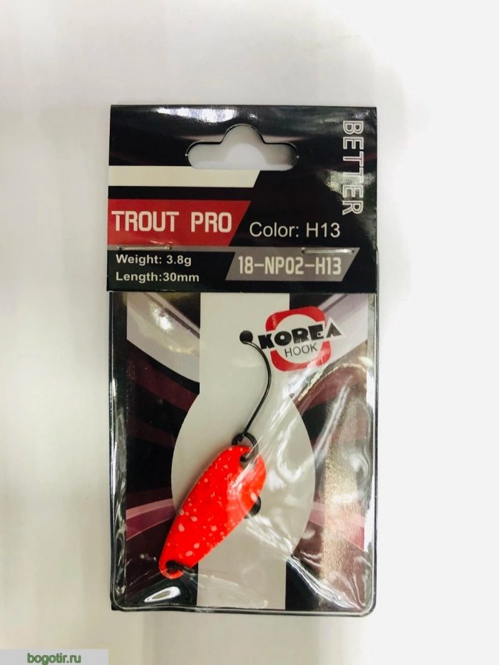 Блесна BETTER trout pro 3.8g-30mm.K (Арт. RS23812)