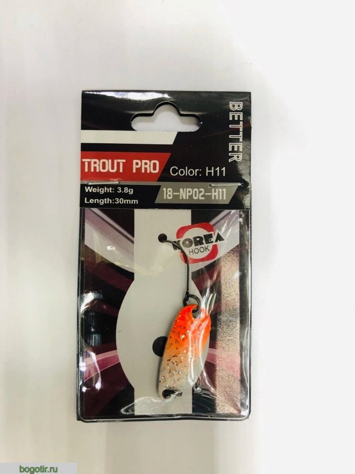 Блесна BETTER trout pro 3.8g-30mm.K (Арт. RS23813)