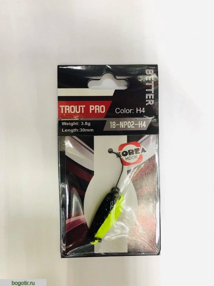 Блесна BETTER trout pro 3.8g-30mm.K (Арт. RS23819)